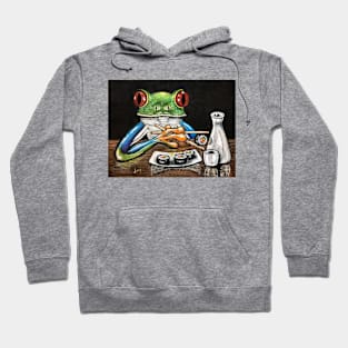 "Sake & Sushi" - Frogs After Five collection Hoodie